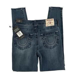 True Religion Size 28 Halle High Rise Super Skinny Jeans NWT